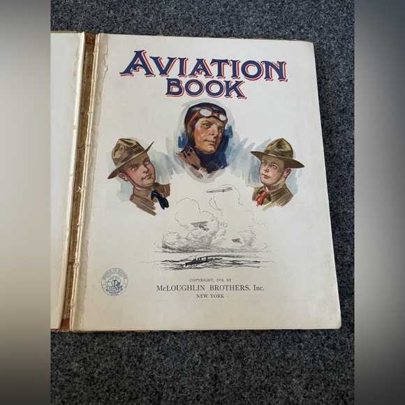 Aviation Book COPYRIGHT, 1918, BYMcLOUGHLIN BROTHERS. Inc.NEW YORK - Picture 8 of 15